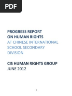 Download 2012 Progress Report on Human Rights at Chinese International School Secondary Division by CISHumanRightsGroup SN96102164 doc pdf