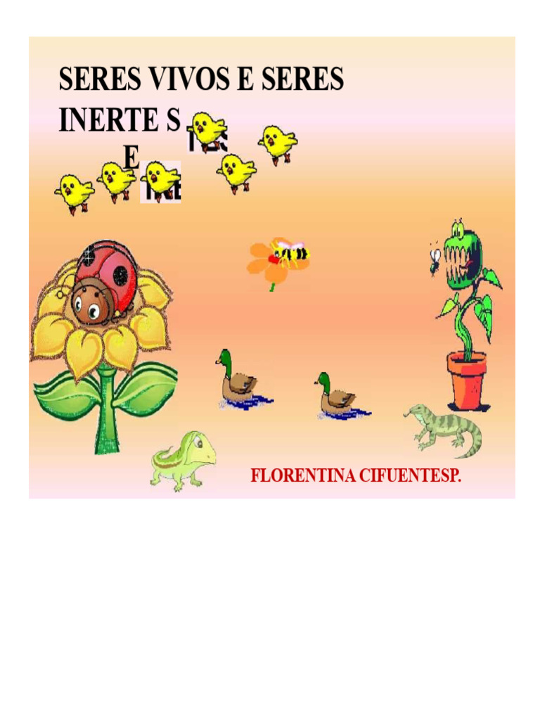 Diferenças entre Seres Vivos e Inertes | PDF