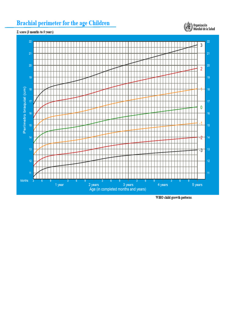 Brachial Perimeter Z-Scores for Children | PDF | Descriptive Statistics ...