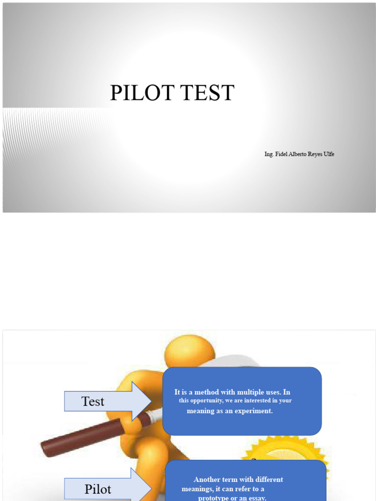 Understanding Pilot Tests in Research | PDF | Survey Methodology ...