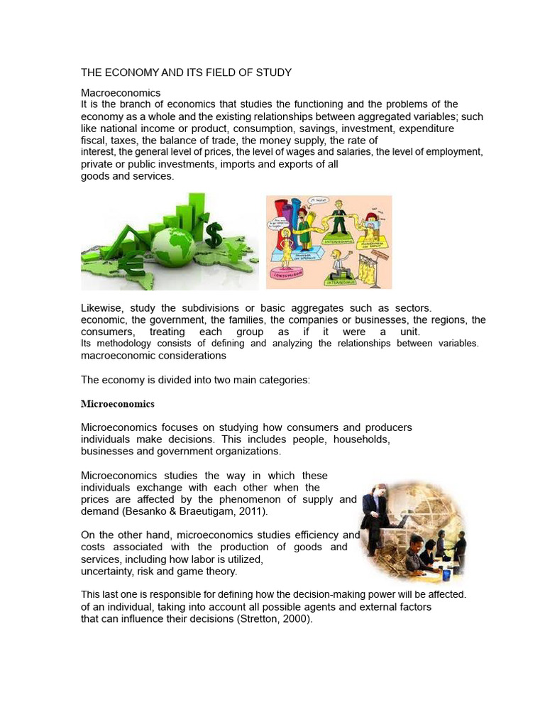 Understanding Macroeconomics and Microeconomics | PDF | Microeconomics ...