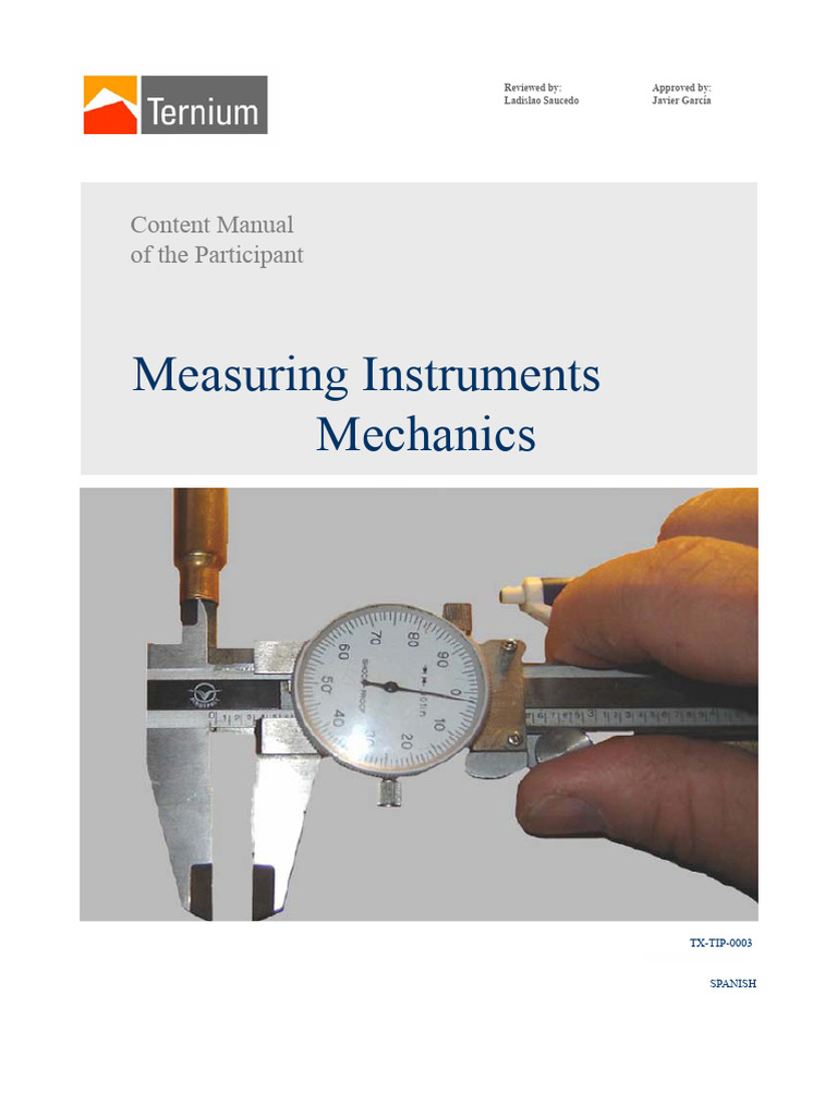 Mechanical Measurement Instruments Guide | PDF | Physical Quantities ...