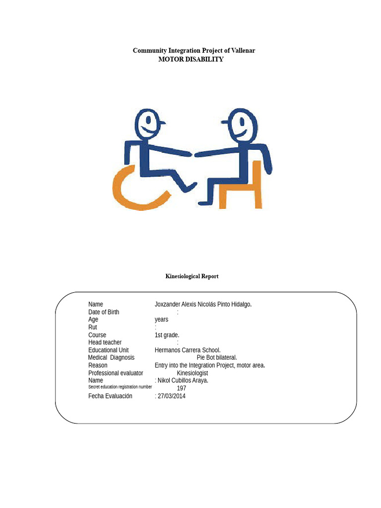 Kinesiological Report for Joxzander Pinto | PDF | Balance (Ability ...
