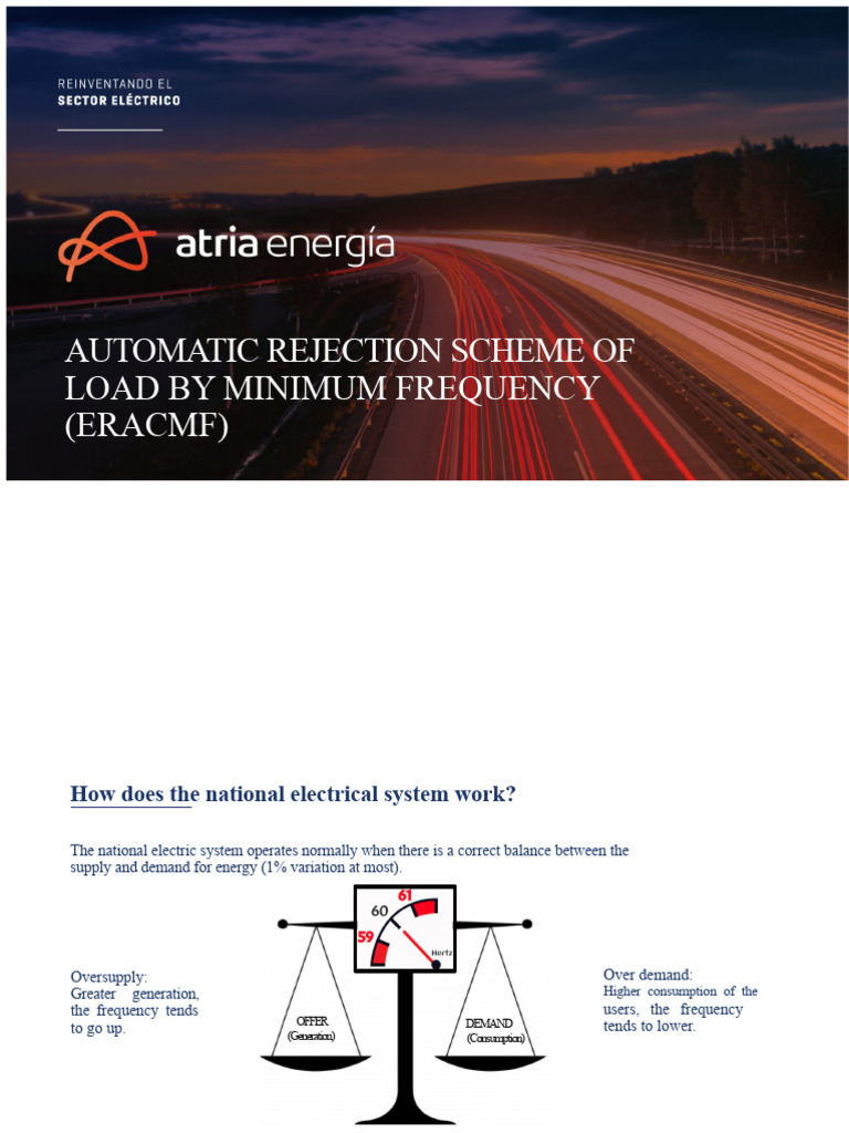 ERACMF: Automatic Load Rejection System | PDF | Electric Power ...