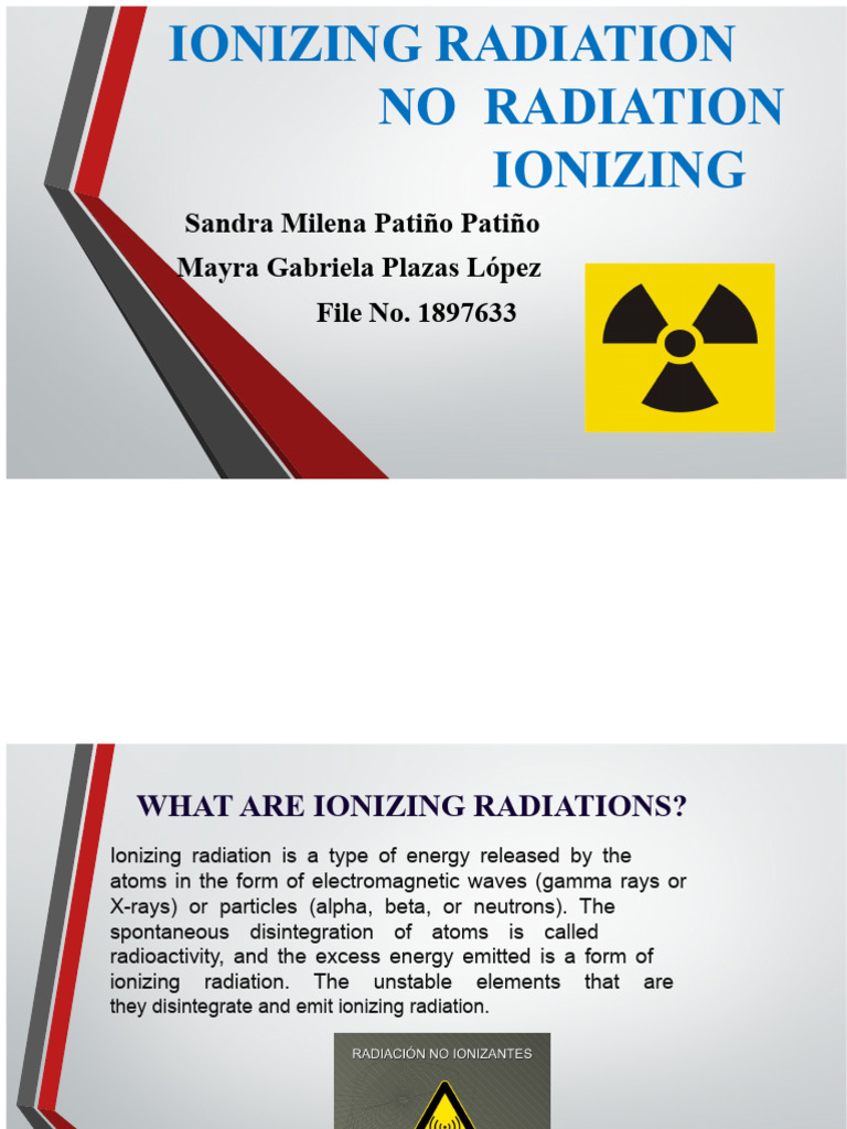 Understanding Ionizing Radiation Types | PDF | Radiation | Absorbed Dose