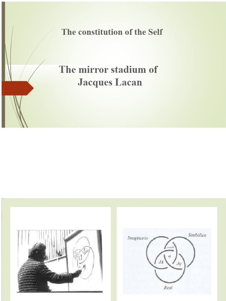 Lacan's Mirror Stage and Self-Formation | PDF | Jacques Lacan | Psychology