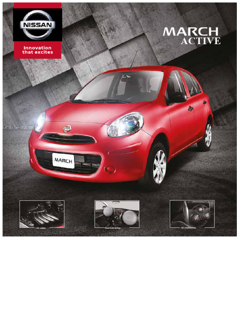 2023 Nissan March Active Specifications | PDF | Wheeled Vehicles
