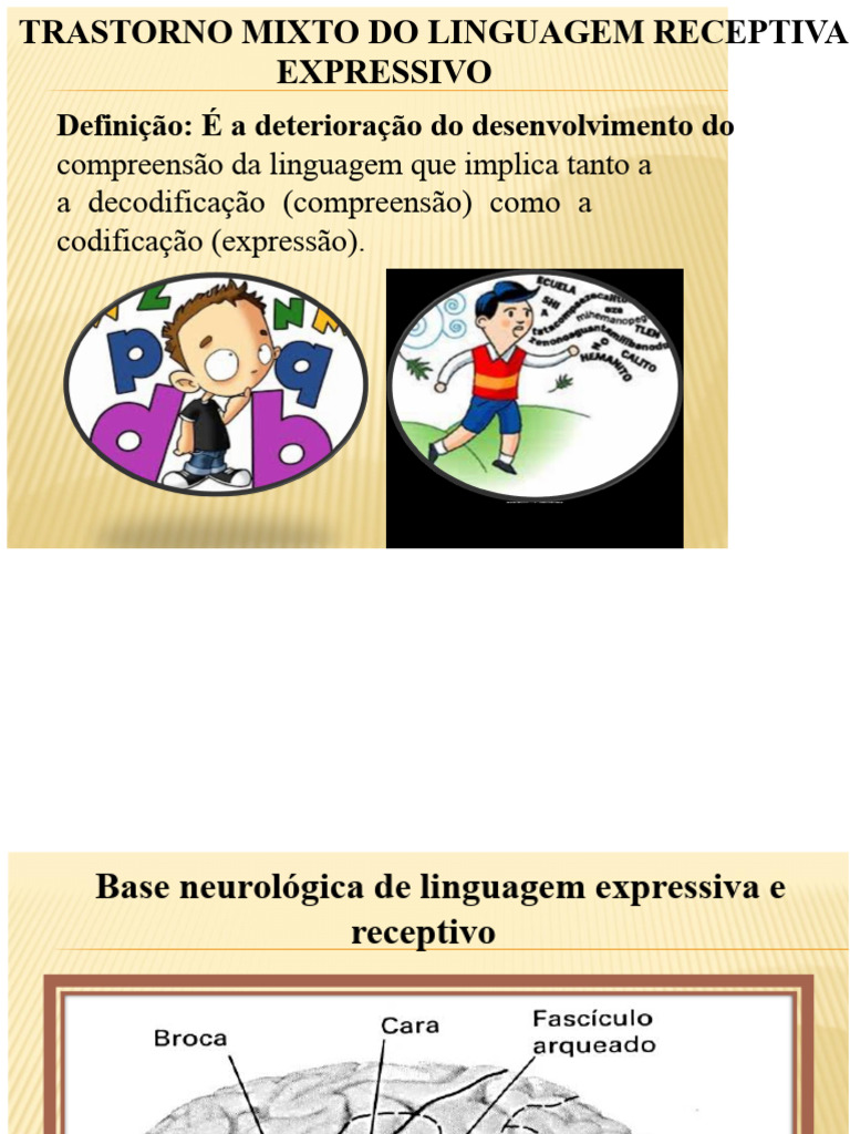 Transtorno Misto de Linguagem em Crianças | PDF | Distúrbio mental ...