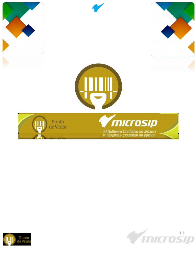 Manual de PDV Microsip | PDF | Impressão | Código de barras