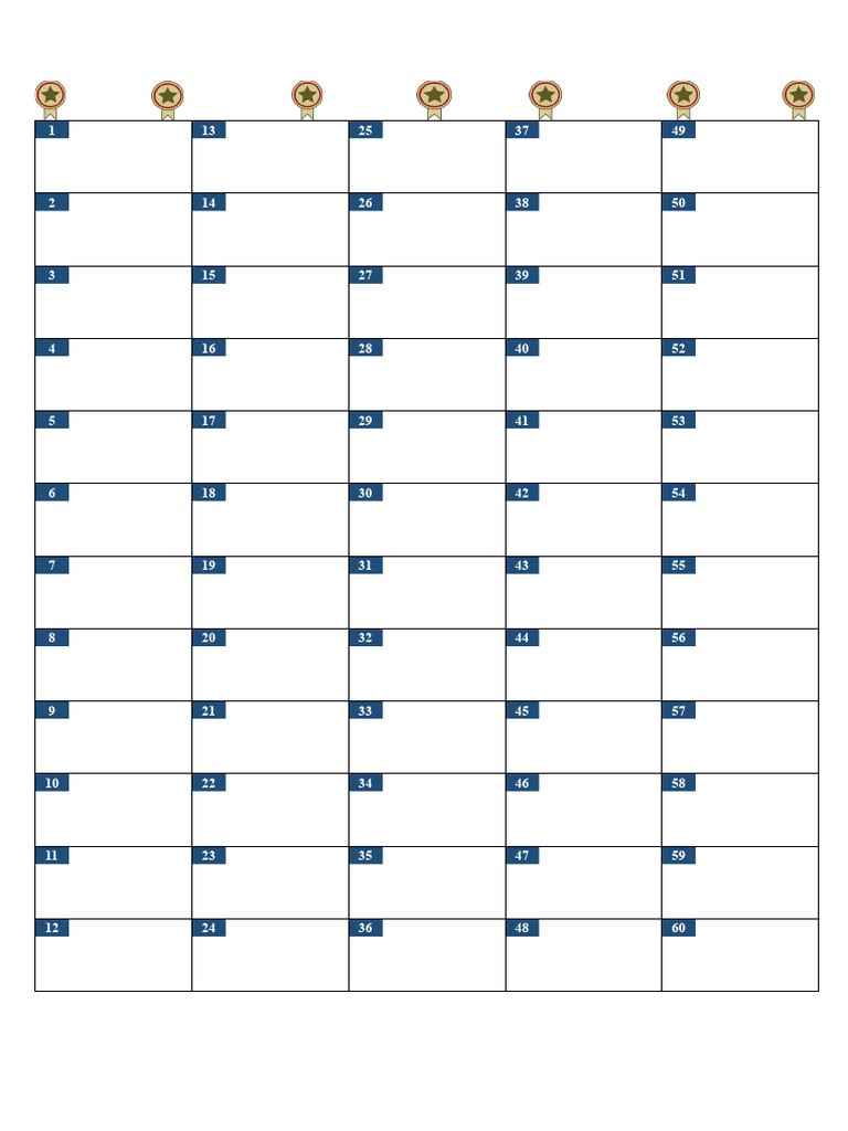 Raffle Template 100 Numbers Excel | PDF