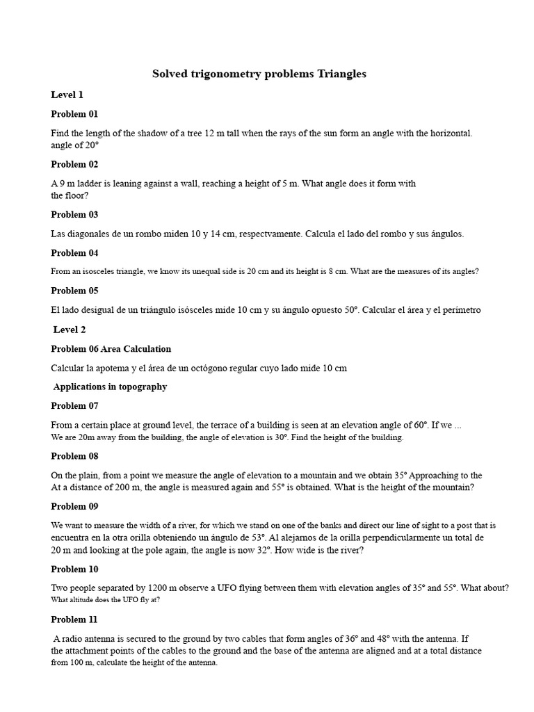 Solved_trigonometry_problems_Tri.docx | PDF