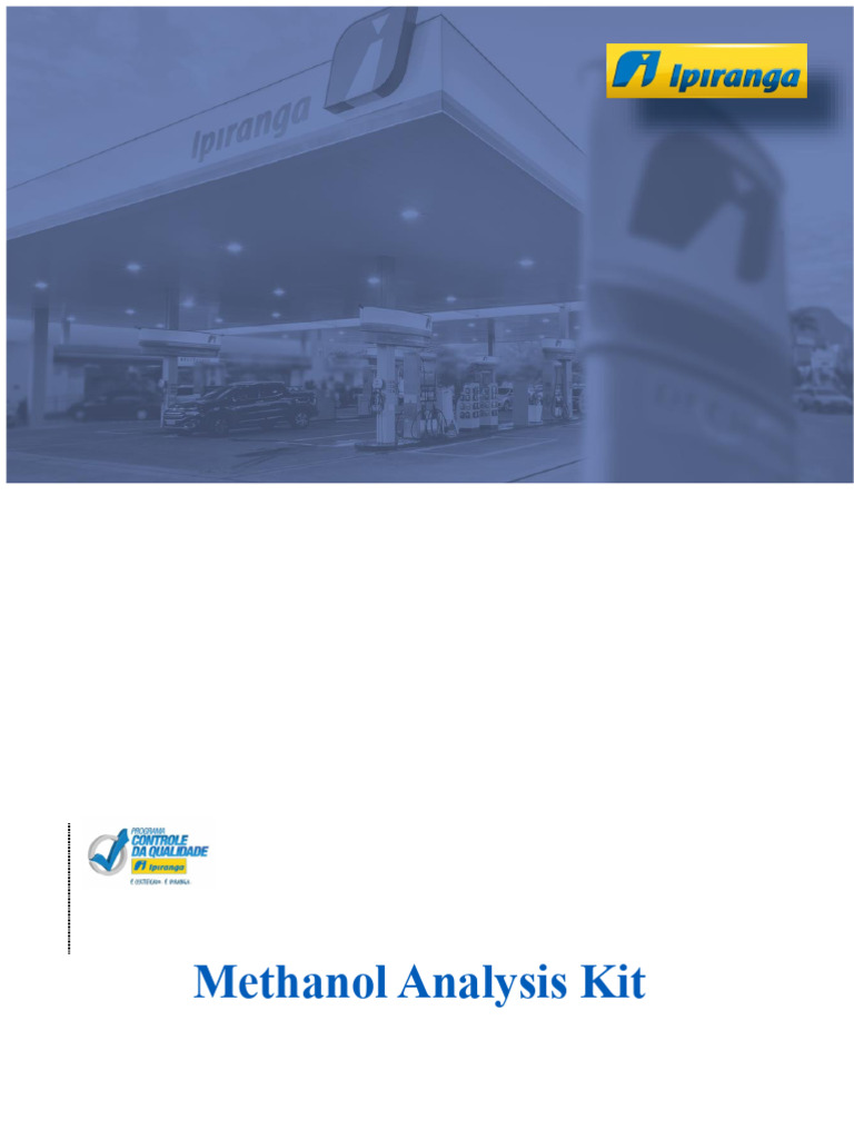 Methanol Analysis Kit Instructions | PDF | Methanol | Ethanol