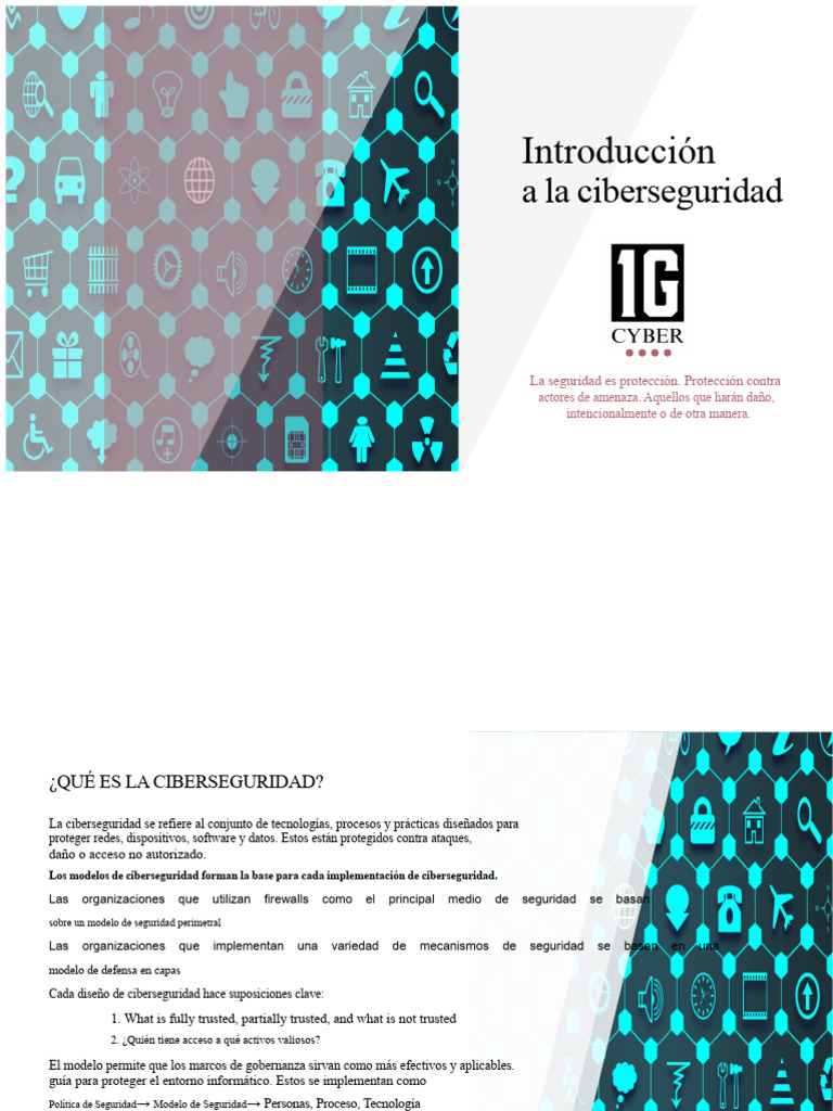 Introducción A La Ciberseguridad Pdf La Seguridad Informática