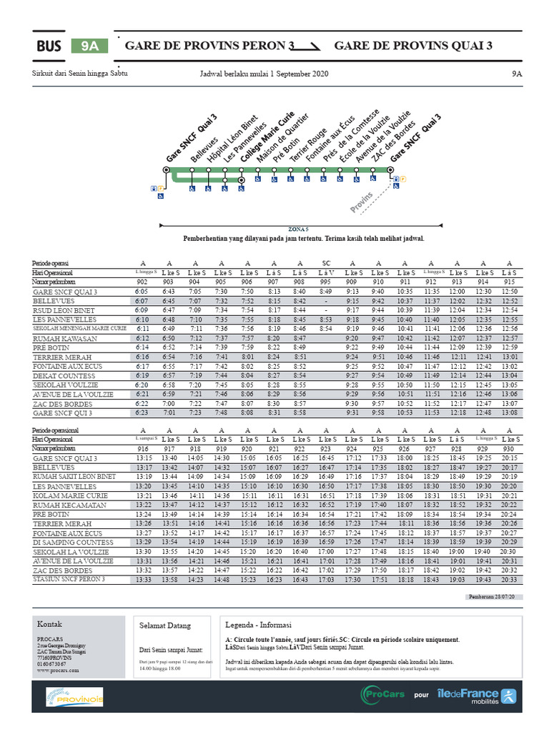 Lini 9A - PROBUS | PDF