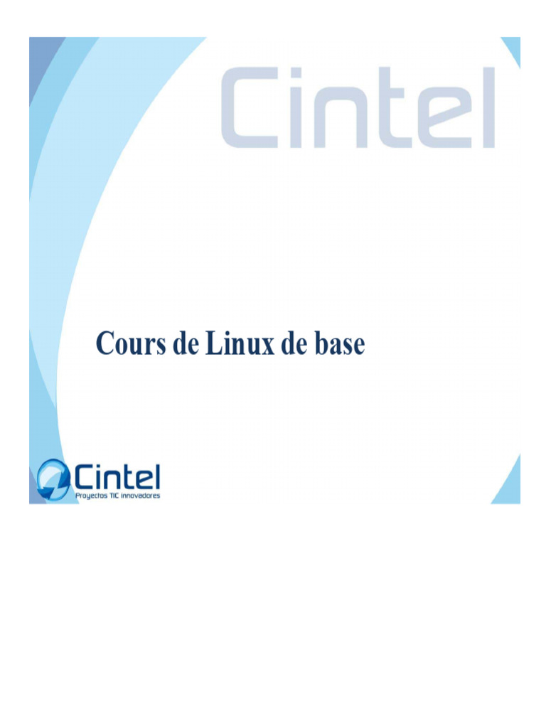 Cours de Linux : Fondamentaux et Pratique | PDF | Distribution Linux ...