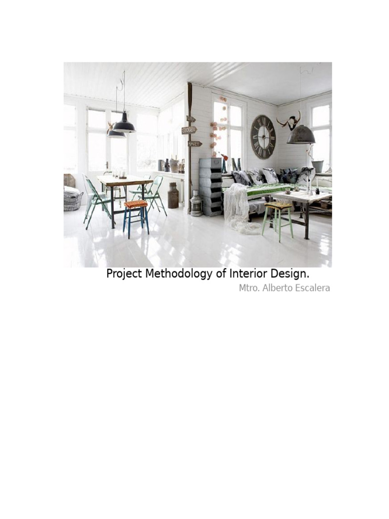 Interior Design Project Methodology Guide | PDF | Methodology ...