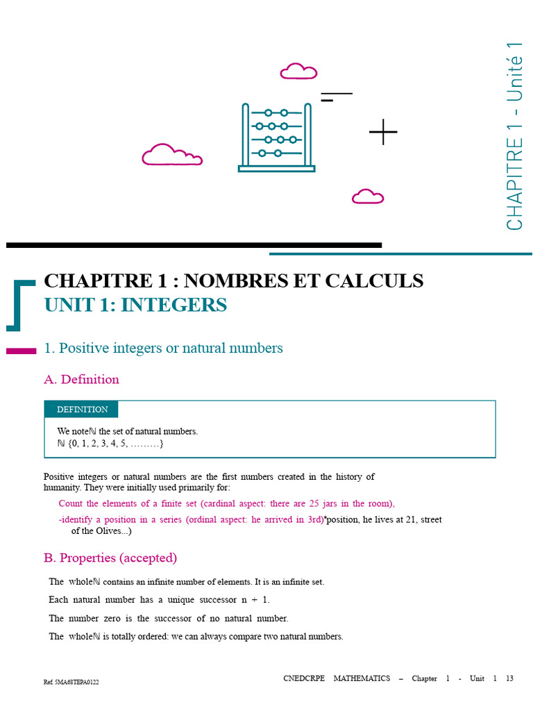 CNED Course Numbers and Calculations | PDF | Factorization | Numbers