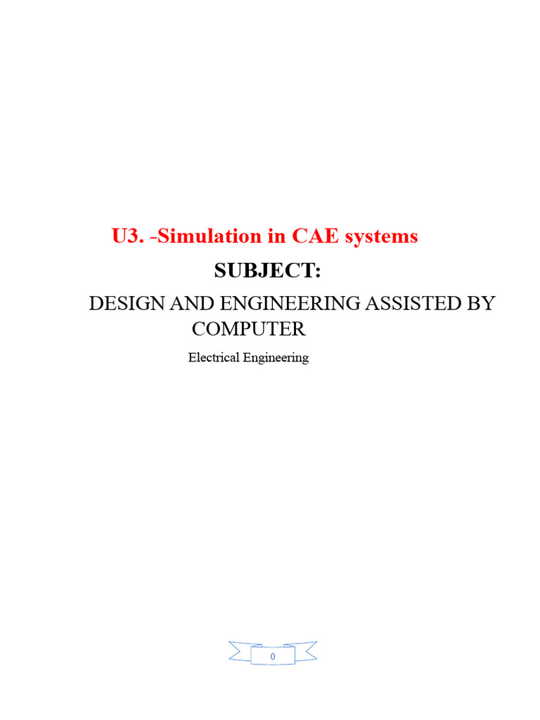 CAE Systems Simulation Overview | PDF | 3 D Computer Graphics | Engineering