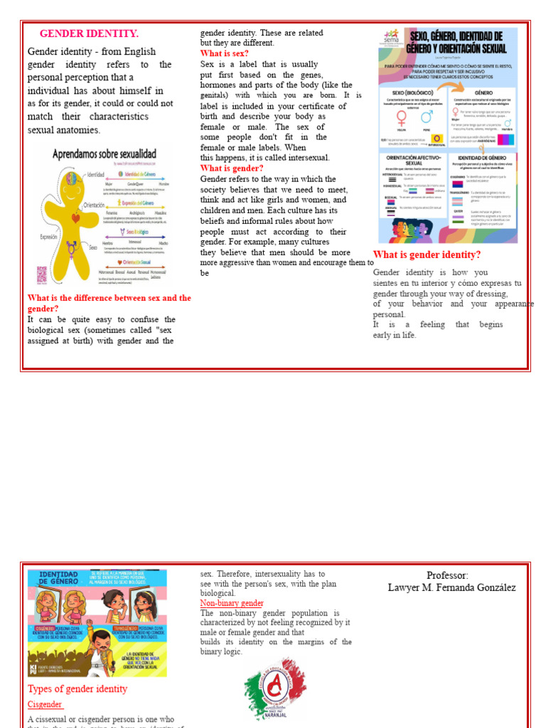 Understanding Gender Identity and Sex | PDF | Gender | Gender Studies