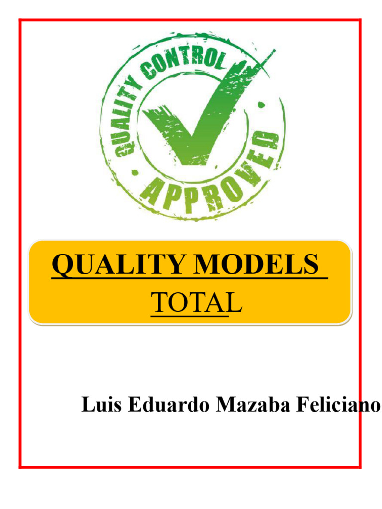 Characteristics of Total Quality Models | PDF | Lean Manufacturing ...