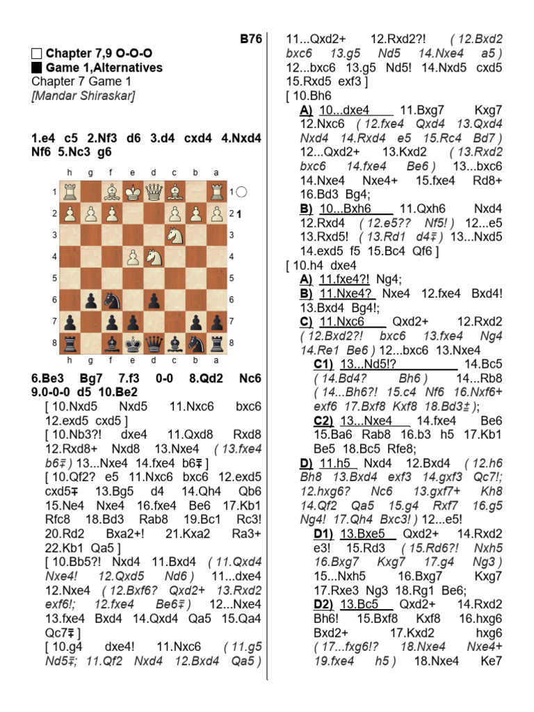 Chess Game Analysis: Chapter 7 Strategies | PDF | Chess | Chess Theory