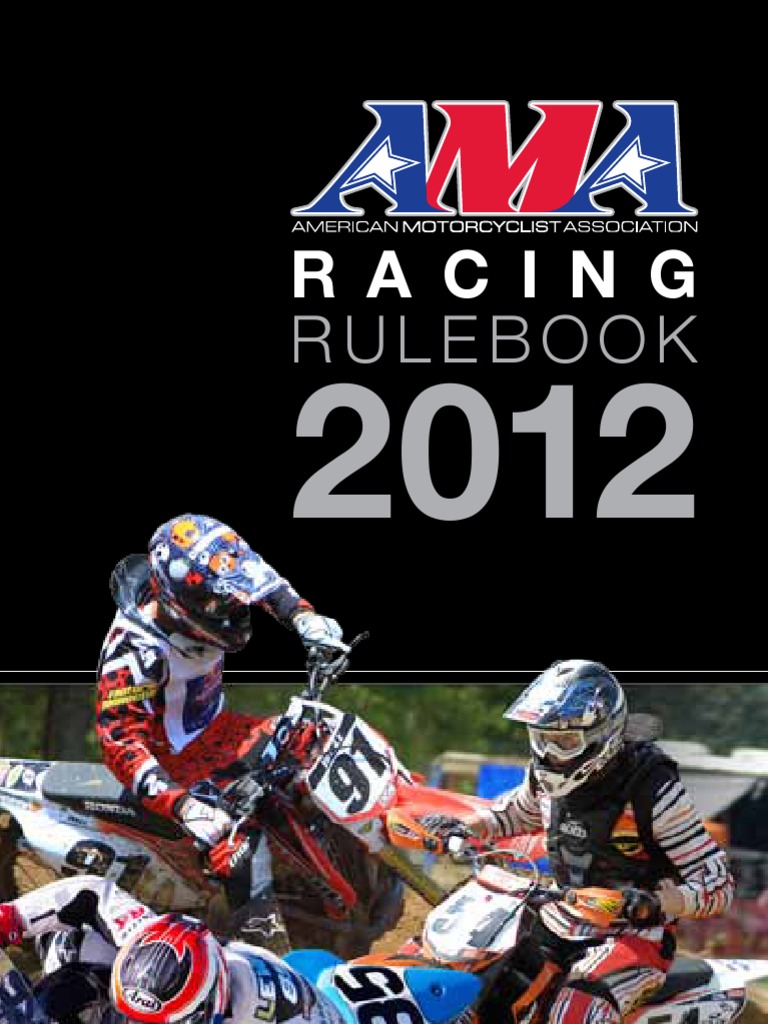 AMA Racing Rulebook 2012 | Motorcycle | Vehicles | Free 30 ...