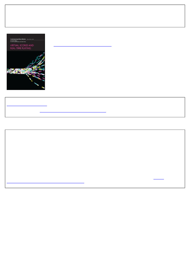 Overview of Spectral Music Techniques | PDF | Musicology