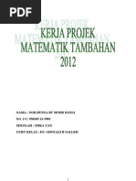 Kerja Projek Matematik Tambahan Kedah 2012