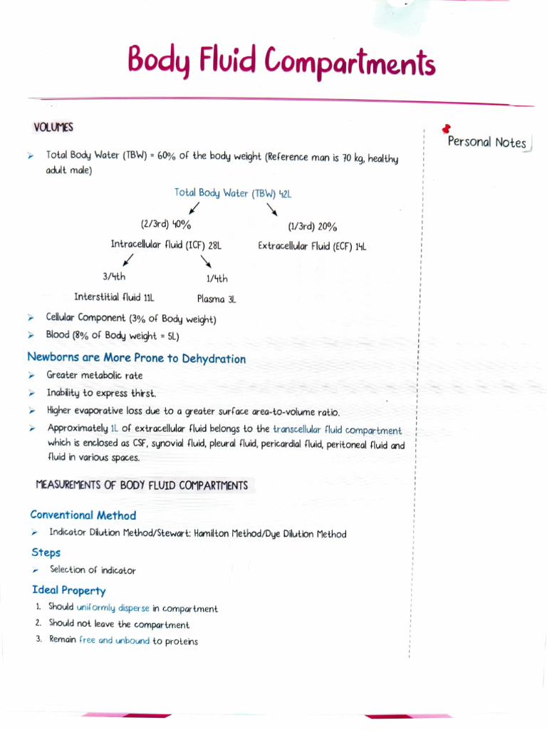 Body Fluid and Homeostasis | PDF | Homeostasis | Physiology