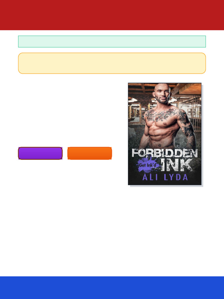 Forbidden Ink Get Ink D Book 6 1st Edition Ali Lyda (Lyda Ebook Digital ...