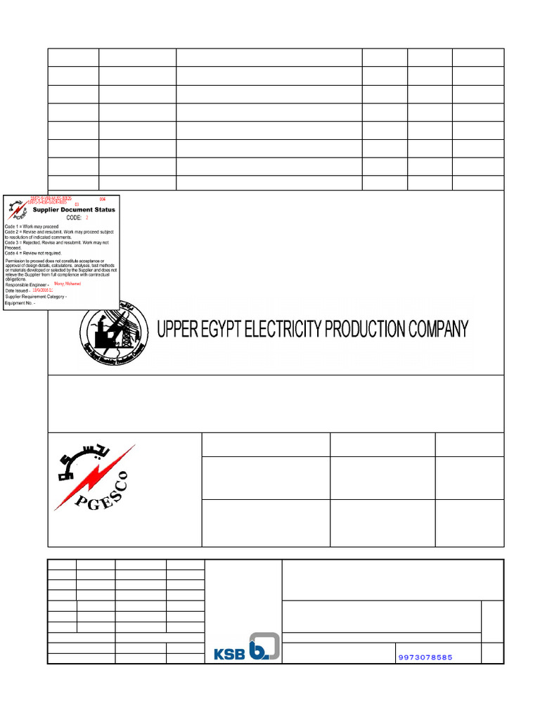 South Helwan Power Plant Drawings | PDF