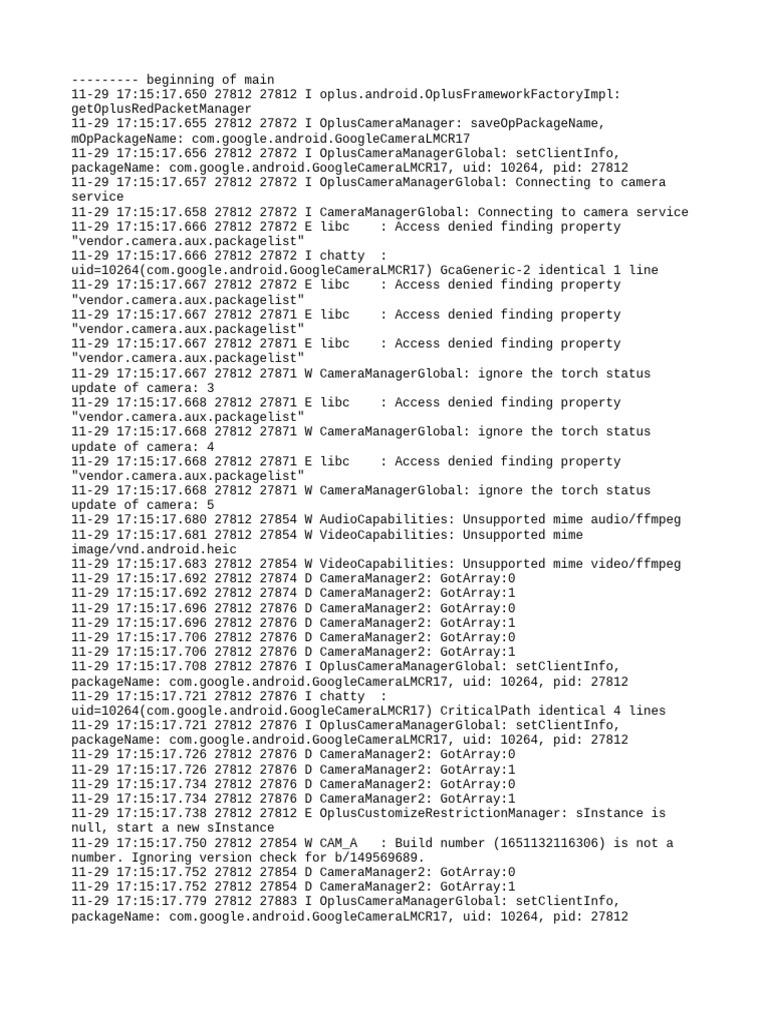Log Cat 1764425717421 | PDF | Operating System Technology | System Software