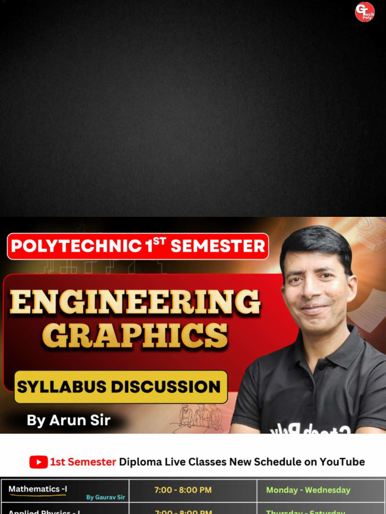 Engg. Graphics Syllabus | PDF