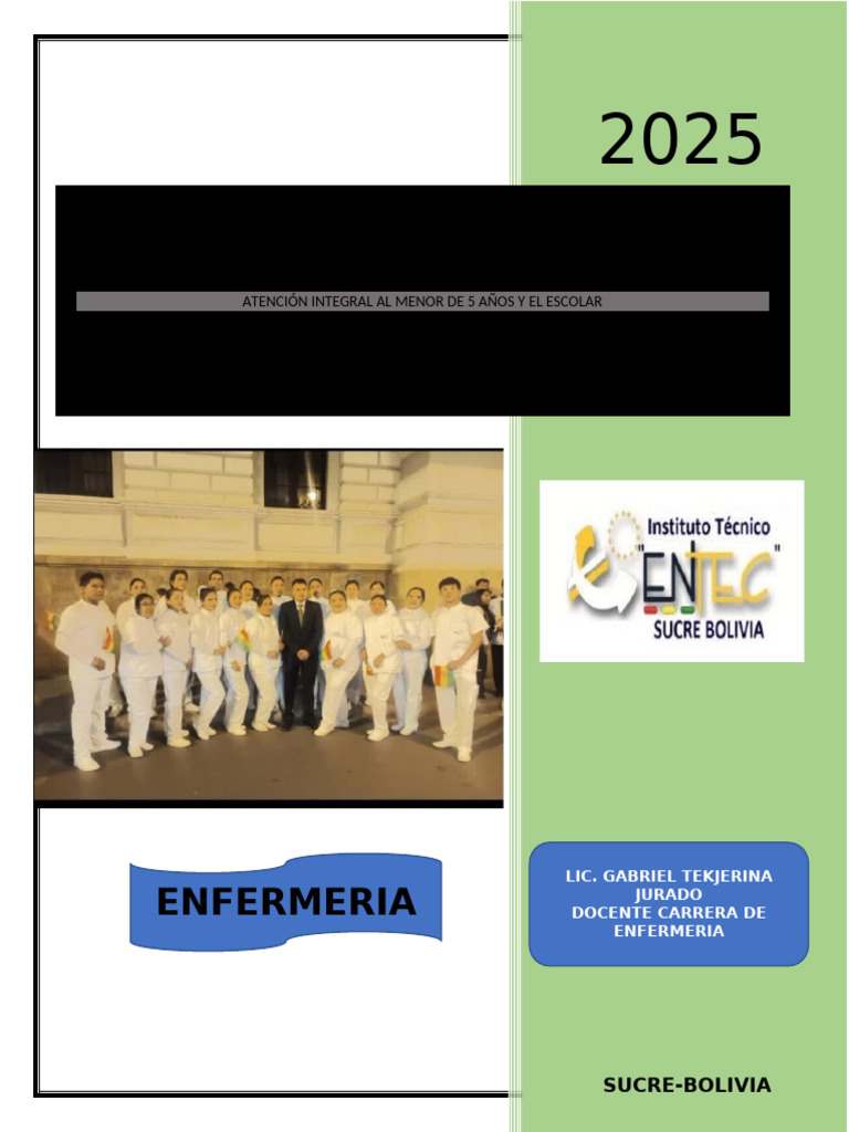 Bolos de Atencion Menor 5 Años Lic - Gabriel Tejerina J | PDF ...
