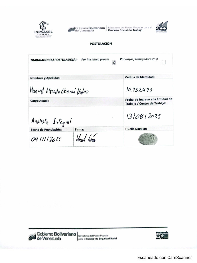Formulario 5 | PDF