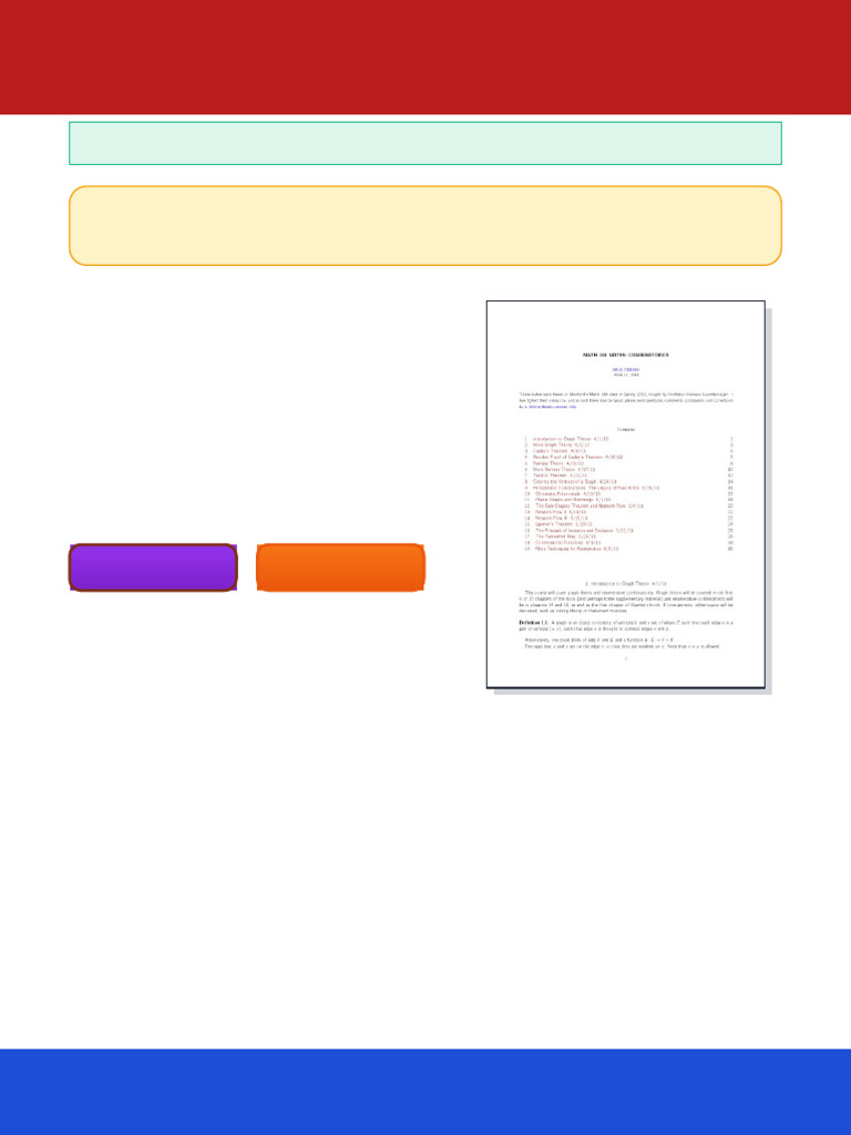 Math 108 Notes Combinatorics Kannan Soundararajan Ebook Premium Clarity ...