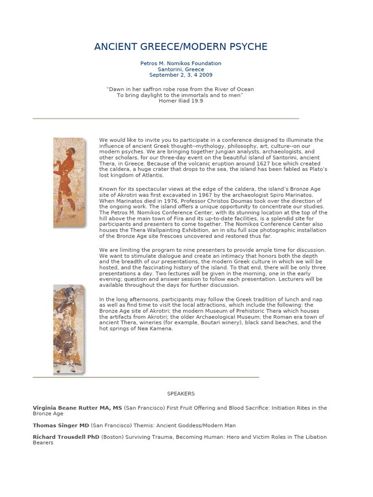 ANCIENT GREECE Conference | PDF