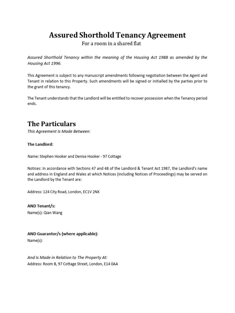 Upload File 674605926f7fc | PDF | Leasehold Estate | Lease