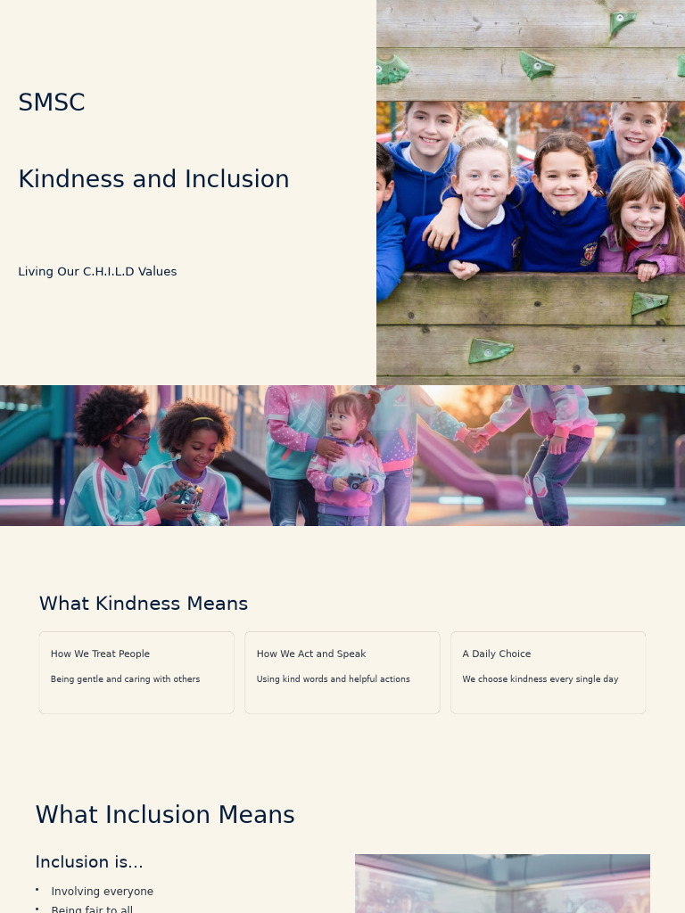 SMSC - Kindness and Inclusion | PDF
