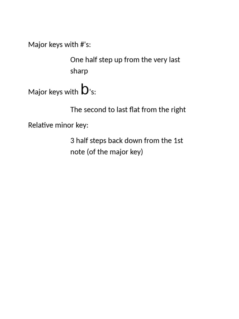 Understanding Major and Minor Keys | PDF