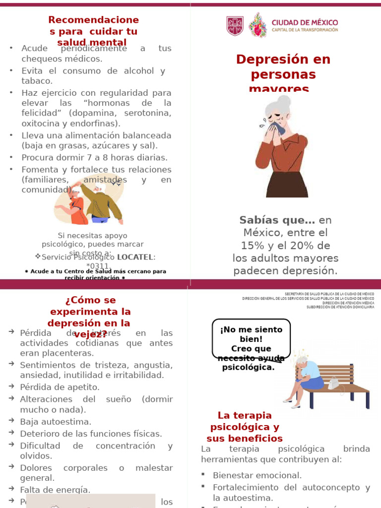 Depresión en Adultos Mayores en México | PDF | Depresión (estado de ...