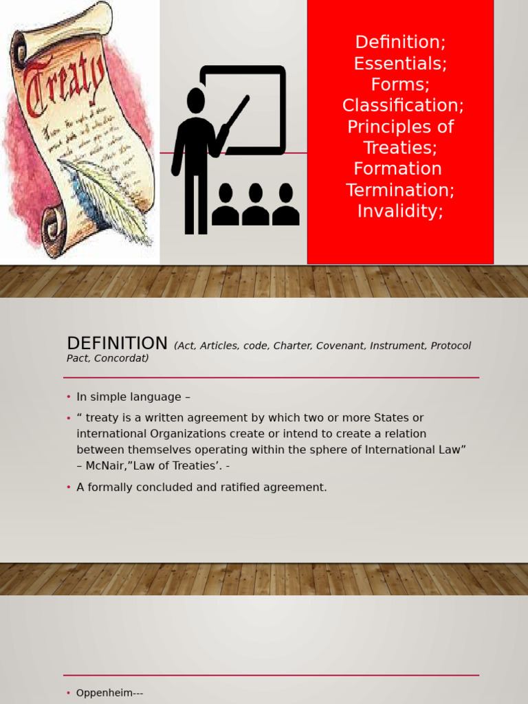 Treaty | PDF | Treaty | International Law