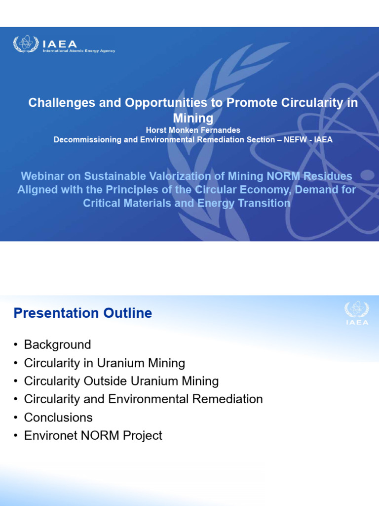 Circular Economy in Mining Challenges | PDF | Mining | Climate Change ...