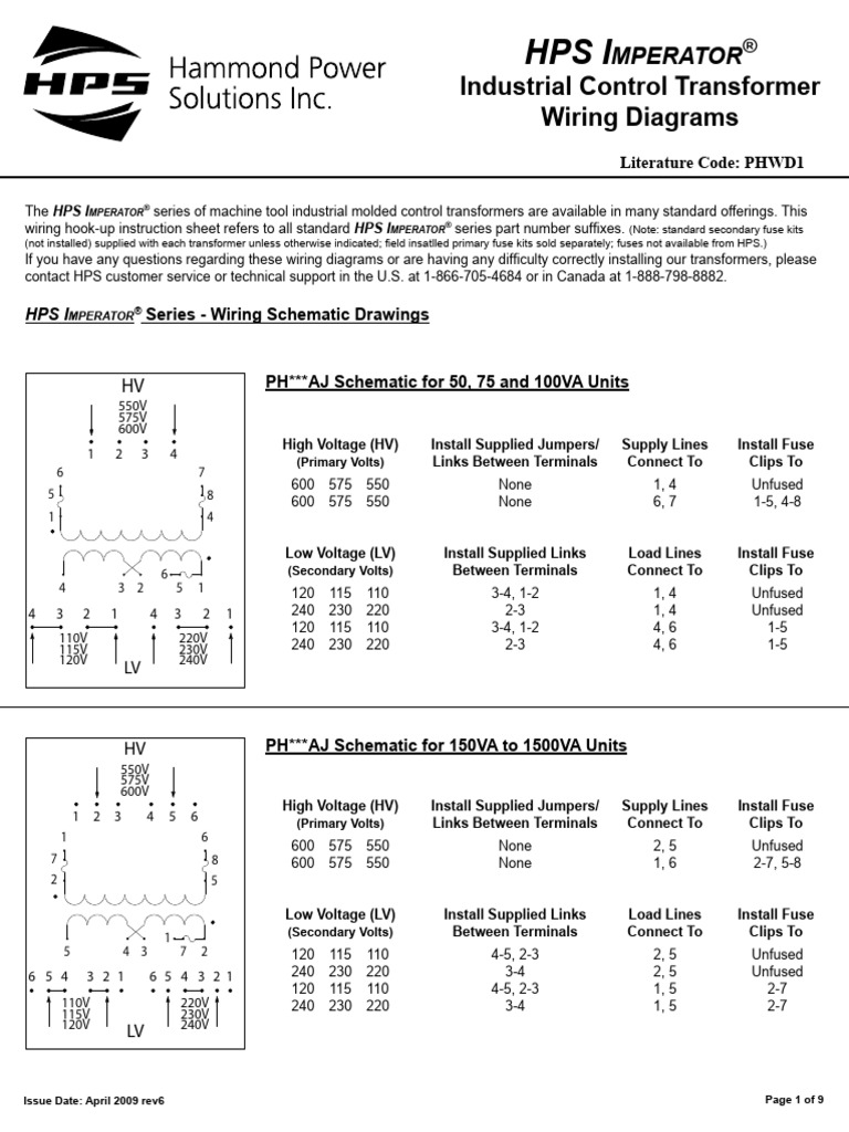 HPS Imperator Wiring Diagrams (PHWD1) PDF Mains Electricity Fuse