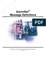 Honeywell Alarmnet Message Definitions