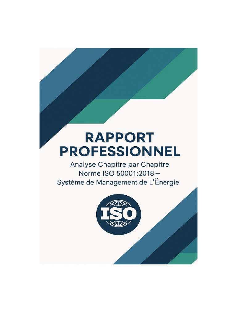 Rapport ISO 50001:2018 Analyse Complète | PDF