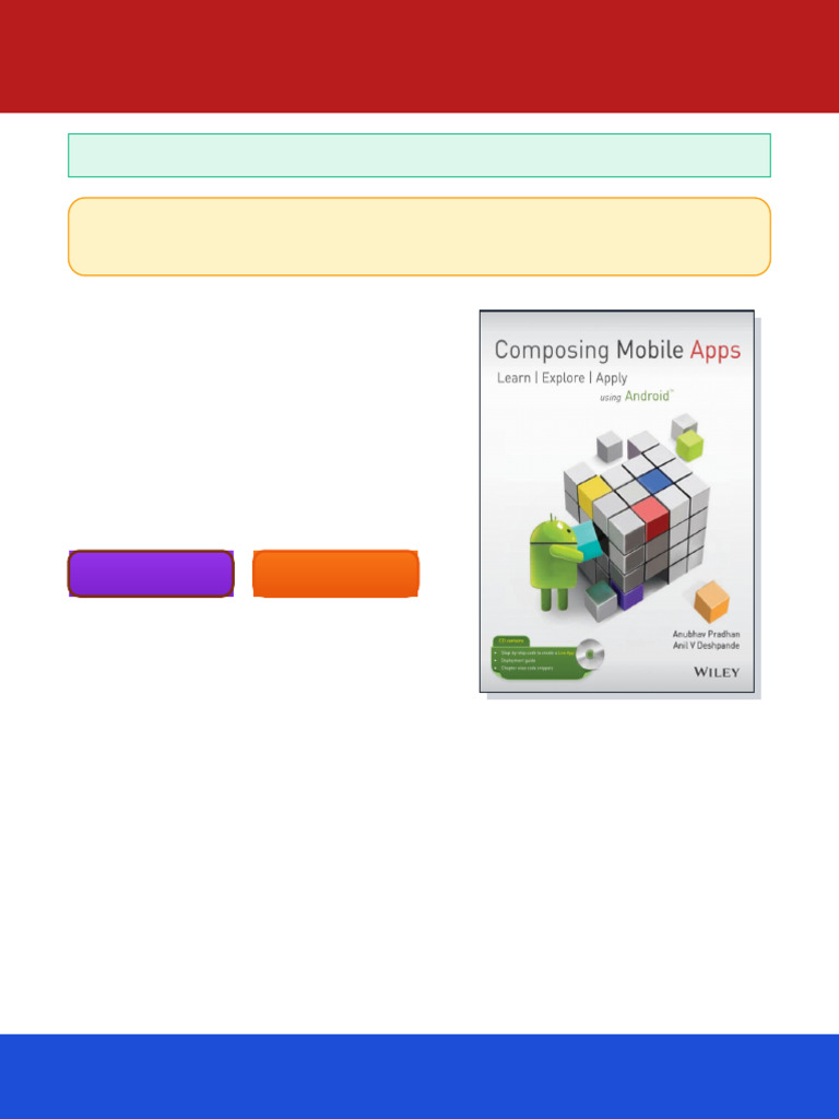 Composing Mobile Apps Learn Explore Apply Using Android 1st Edition ...