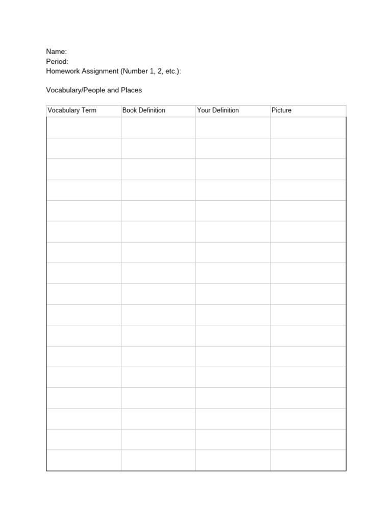Homework Template | PDF