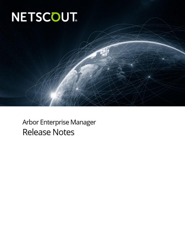 Arbor Enterprise Manager 7.4 Release Notes | PDF | Denial Of Service ...