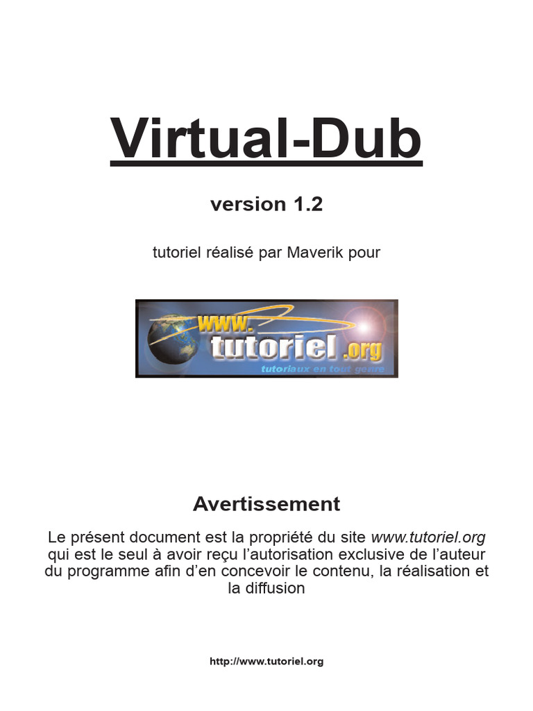 Guide complet sur VirtualDub et DivX | PDF | MP3 | Vidéo